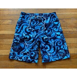 AMERICAN EAGLE Navy Floral Boardshorts Mens sz 33